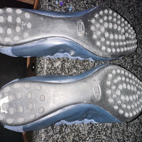 Tod’s flats, leather navy blue flats size 8.5 - Picture 4 of 5